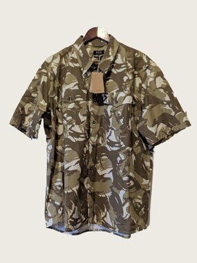 APC - Joey camo short sleeve shirt - Sz L